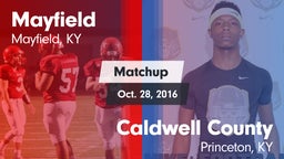 Matchup: Mayfield vs. Caldwell County  2016
