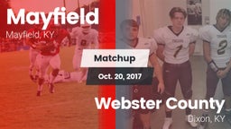 Matchup: Mayfield vs. Webster County  2017