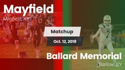 Matchup: Mayfield vs. Ballard Memorial  2018