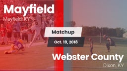Matchup: Mayfield vs. Webster County  2018