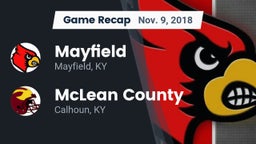 Recap: Mayfield  vs. McLean County  2018