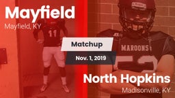 Matchup: Mayfield vs. North Hopkins  2019