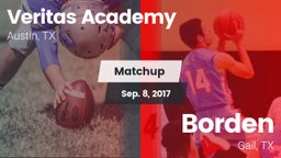 Matchup: Veritas Academy vs. Borden  2017