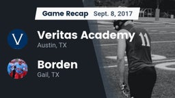 Recap: Veritas Academy  vs. Borden  2017