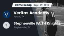 Recap: Veritas Academy  vs. Stephenville FAITH Knights 2017