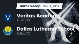 Recap: Veritas Academy  vs. Dallas Lutheran School 2017