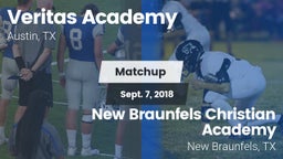 Matchup: Veritas Academy vs. New Braunfels Christian Academy 2018