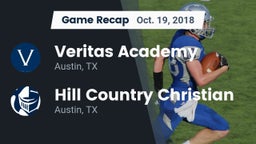 Recap: Veritas Academy  vs. Hill Country Christian  2018