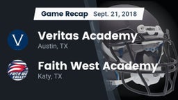 Recap: Veritas Academy  vs. Faith West Academy  2018