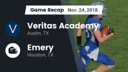 Recap: Veritas Academy  vs. Emery  2018