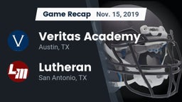 Recap: Veritas Academy  vs. Lutheran  2019
