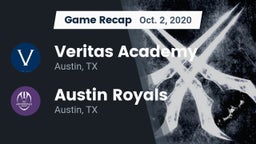 Recap: Veritas Academy vs. Austin Royals 2020