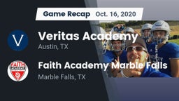 Recap: Veritas Academy vs. Faith Academy Marble Falls 2020