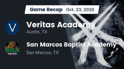 Recap: Veritas Academy vs. San Marcos Baptist Academy  2020