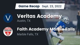 Recap: Veritas Academy vs. Faith Academy Marble Falls 2022