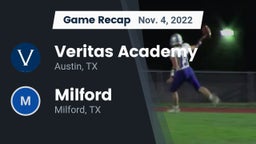 Recap: Veritas Academy vs. Milford  2022