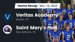 Recap: Veritas Academy vs. Saint Mary's Hall  2023