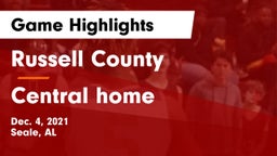Russell County  vs Central home Game Highlights - Dec. 4, 2021