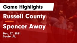 Russell County  vs Spencer Away Game Highlights - Dec. 27, 2021