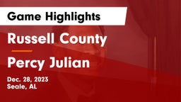 Russell County  vs Percy Julian  Game Highlights - Dec. 28, 2023