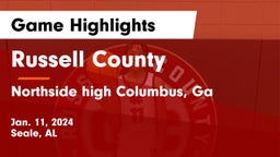 Russell County  vs Northside high Columbus, Ga Game Highlights - Jan. 11, 2024
