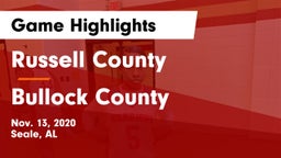 Russell County  vs Bullock County  Game Highlights - Nov. 13, 2020