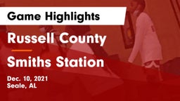 Russell County  vs Smiths Station  Game Highlights - Dec. 10, 2021