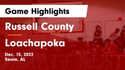 Russell County  vs Loachapoka  Game Highlights - Dec. 15, 2022
