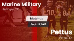 Matchup: Marine Military vs. Pettus  2017