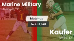 Matchup: Marine Military vs. Kaufer  2017