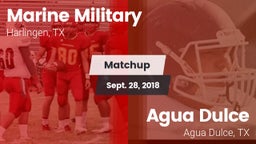 Matchup: Marine Military vs. Agua Dulce  2018