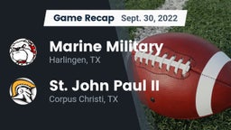 Recap: Marine Military  vs. St. John Paul II  2022