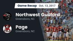 Recap: Northwest Guilford  vs. Page  2017
