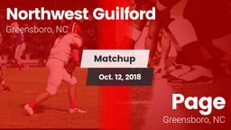 Matchup: Northwest Guilford vs. Page  2018
