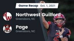 Recap: Northwest Guilford  vs. Page  2021