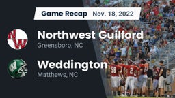 Recap: Northwest Guilford  vs. Weddington  2022
