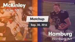 Matchup: McKinley vs. Hamburg  2016