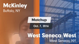 Matchup: McKinley vs. West Seneca West  2016