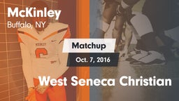 Matchup: McKinley vs. West Seneca Christian 2016