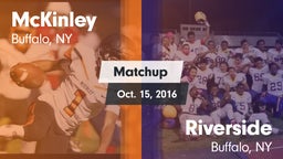 Matchup: McKinley vs. Riverside  2016
