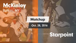 Matchup: McKinley vs. Starpoint 2016