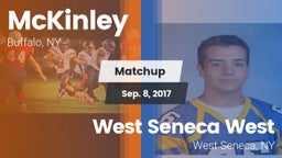 Matchup: McKinley vs. West Seneca West  2017