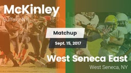 Matchup: McKinley vs. West Seneca East  2017