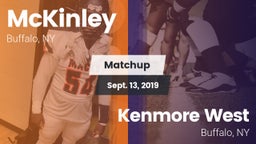 Matchup: McKinley vs. Kenmore West  2019