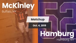 Matchup: McKinley vs. Hamburg  2019