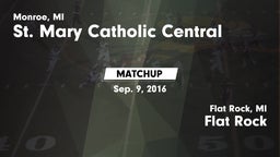 Matchup: St. Mary Catholic Ce vs. Flat Rock  2016