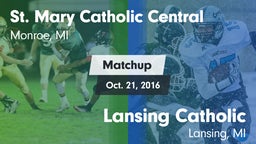 Matchup: St. Mary Catholic Ce vs. Lansing Catholic  2016