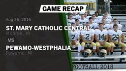 Recap: St. Mary Catholic Central  vs. Pewamo-Westphalia  2016