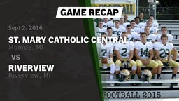 Recap: St. Mary Catholic Central  vs. Riverview  2016