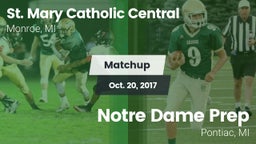 Matchup: St. Mary Catholic Ce vs. Notre Dame Prep  2017